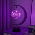 Lunar Lamp under $5!  Lunar Lamp LED Night Light, Moon Surface Table Lamp, USB Rechargeable Moon Light, Dimmable Bedside Lamp,Kidsroom Night Light, Hanging Moon Decor, Gift Idea Moon Lamp